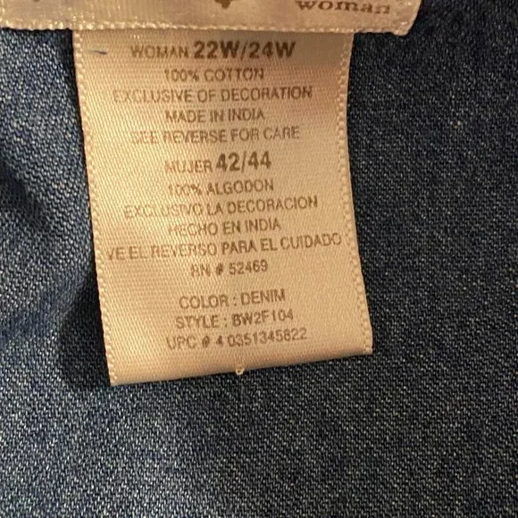 Bobbie Brooks Jean Shirt - Picture 6 of 7